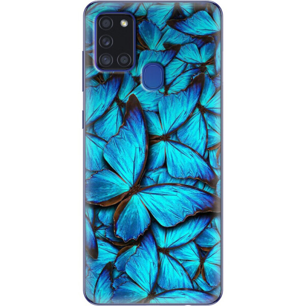 

Силиконовый чехол BoxFace Samsung A217 Galaxy A21s лазурные бабочки (40006-up1550)