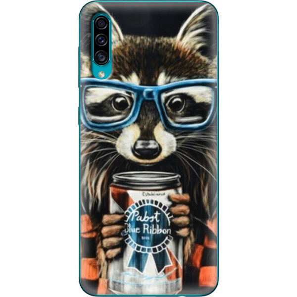 

Силиконовый чехол BoxFace Samsung A307 Galaxy A30s Енот с банкой (38164-up1333)