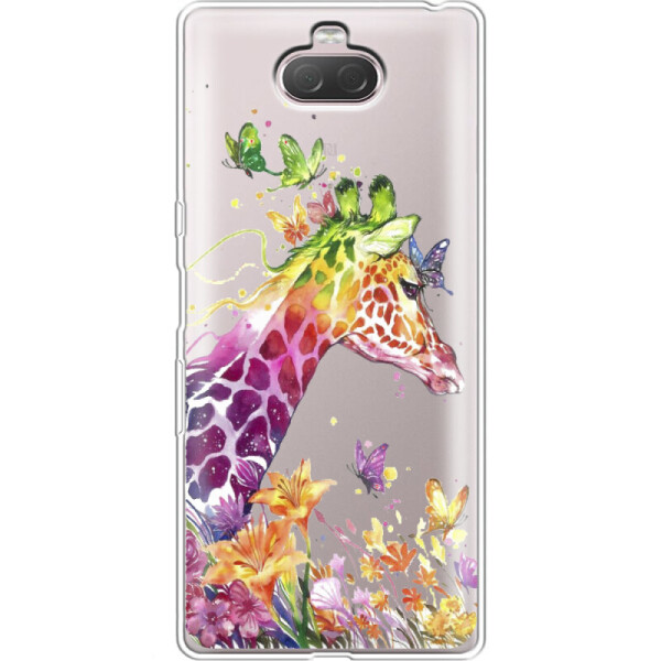 

Силиконовый чехол BoxFace Sony Xperia 10 I4113 Colorful Giraffe (36403-cc14)
