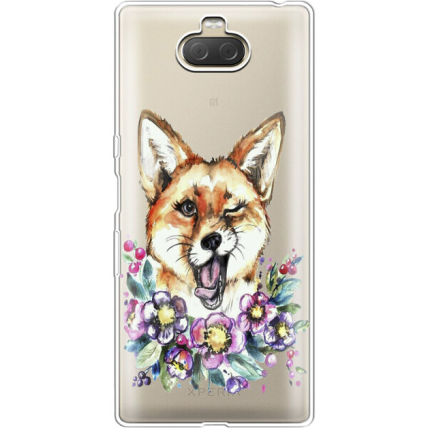 

Силиконовый чехол BoxFace Sony Xperia 10 Plus I4213 Winking Fox (36404-cc13)