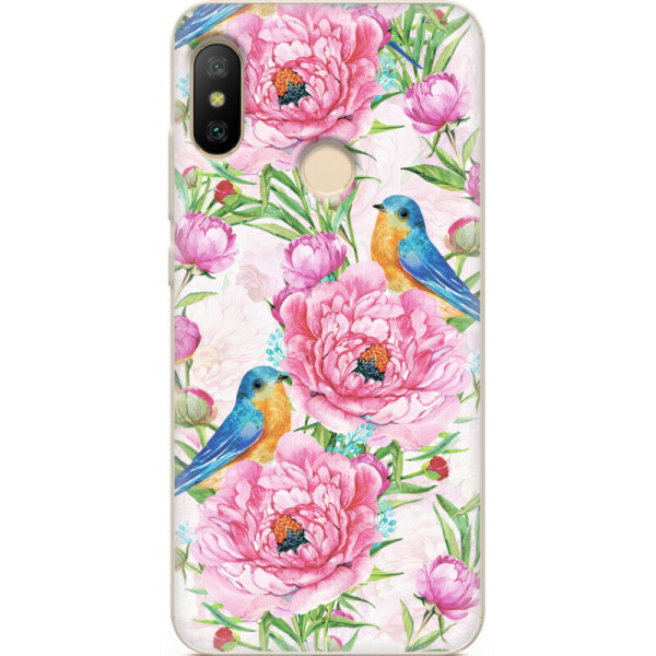 

Силиконовый чехол BoxFace Xiaomi Mi A2 Lite Birds and flowers (34892-up2376)