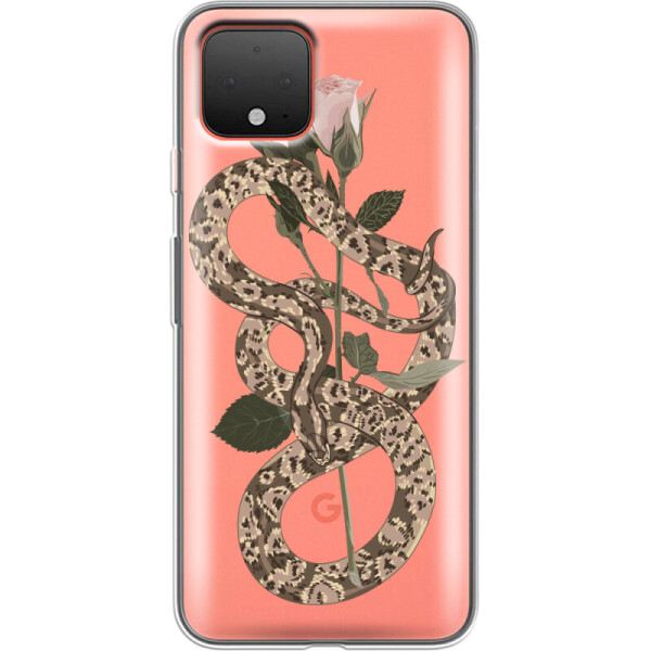 

Силиконовый чехол BoxFace Google Pixel 4 Glamor Snake (38487-cc67)