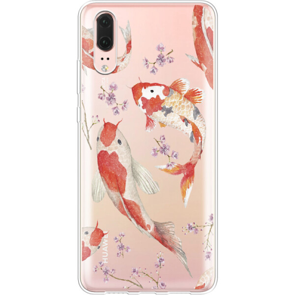

Силиконовый чехол BoxFace Huawei P20 Japanese Koi Fish (33128-cc3)