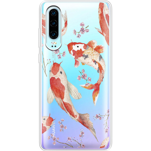 

Силиконовый чехол BoxFace Huawei P30 Japanese Koi Fish (36851-cc3)