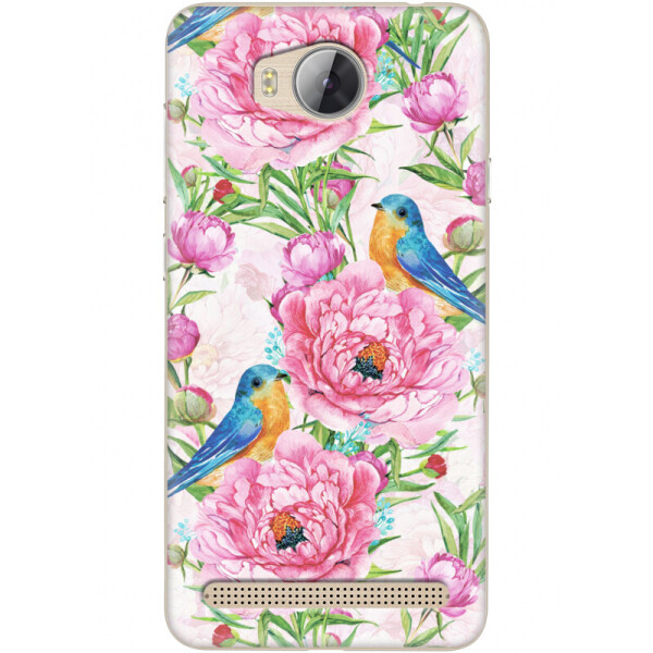 

Силиконовый чехол BoxFace Huawei Ascend Y3 2 Birds and flowers (28882-up2376)
