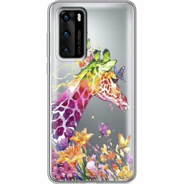

Силиконовый чехол BoxFace Huawei P40 Colorful Giraffe (39746-cc14)