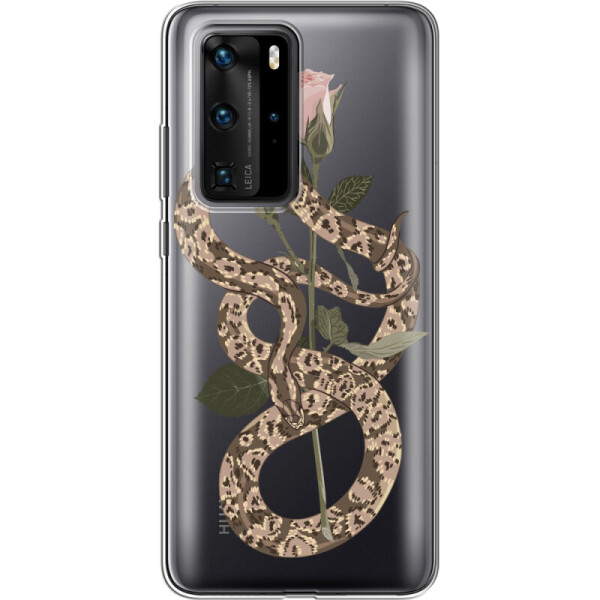 

Силиконовый чехол BoxFace Huawei P40 Pro Glamor Snake (39750-cc67)