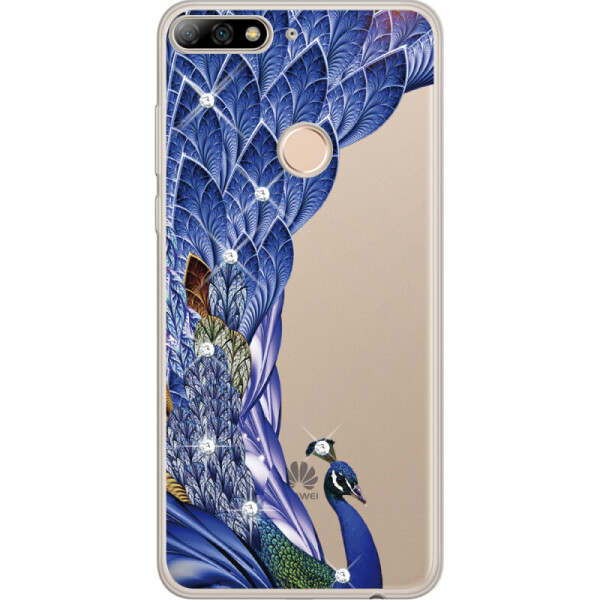 

Силиконовый чехол BoxFace Huawei Y7 Prime 2018 Peafowl (33373-rs7)