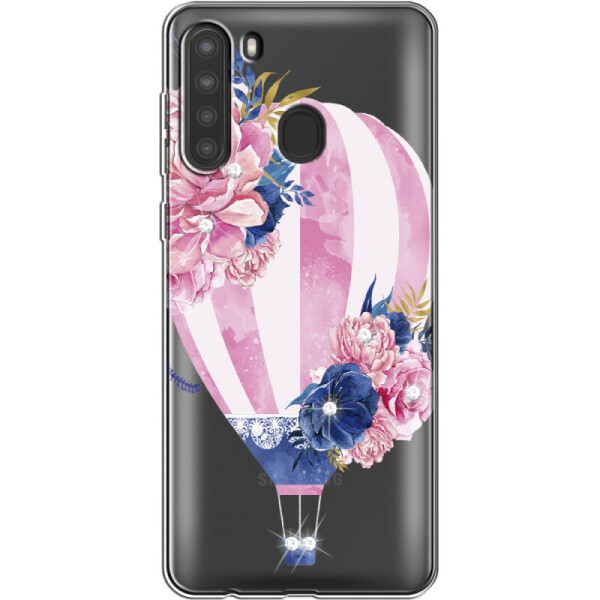 

Силиконовый чехол BoxFace Samsung A215 Galaxy A21 Pink Air Baloon (39760-rs6)