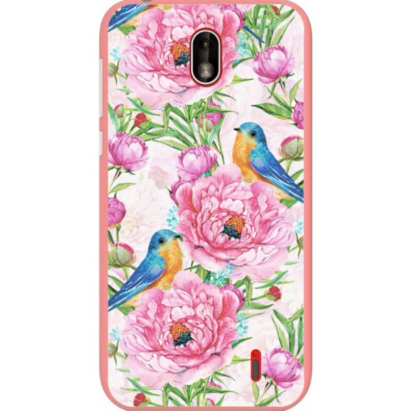 

Силиконовый чехол BoxFace Nokia 1 Birds and flowers (33233-up2376)