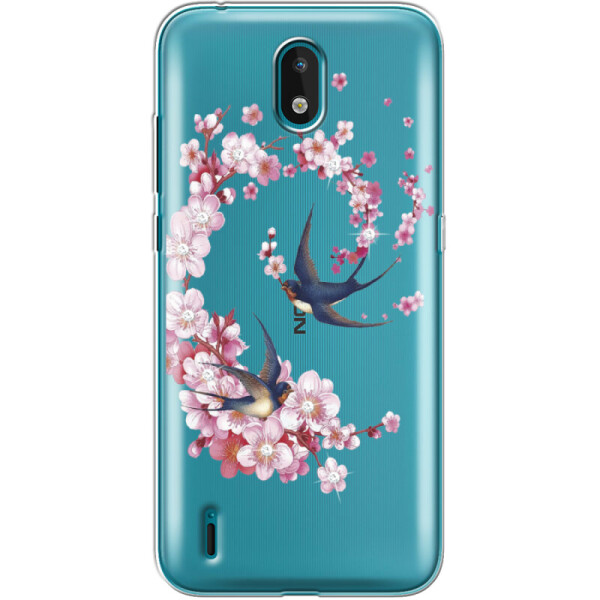

Силиконовый чехол BoxFace Nokia 1.3 Swallows and Bloom (40967-rs4)