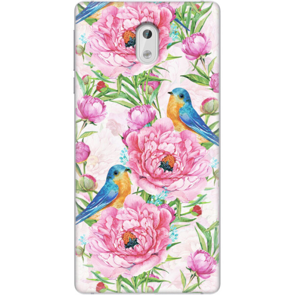 

Силиконовый чехол BoxFace Nokia 3 Birds and flowers (31263-up2376)