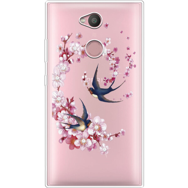 

Силиконовый чехол BoxFace Sony Xperia L2 H4311 Swallows and Bloom (32656-rs4)