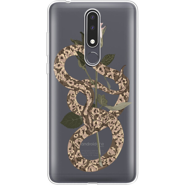 

Силиконовый чехол BoxFace Nokia 3.1 Plus Glamor Snake (36116-cc67)