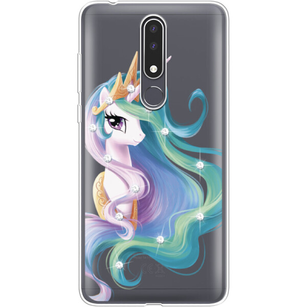 

Силиконовый чехол BoxFace Nokia 3.1 Plus Unicorn Queen (36116-rs3)