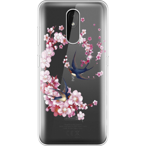 

Силиконовый чехол BoxFace Nokia 3.2 Swallows and Bloom (37208-rs4)