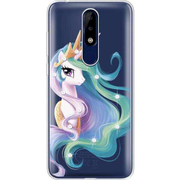 

Силиконовый чехол BoxFace Nokia 5.1 Plus Unicorn Queen (36117-rs3)