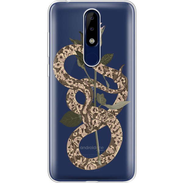 

Силиконовый чехол BoxFace Nokia 5.1 Plus Glamor Snake (36117-cc67)