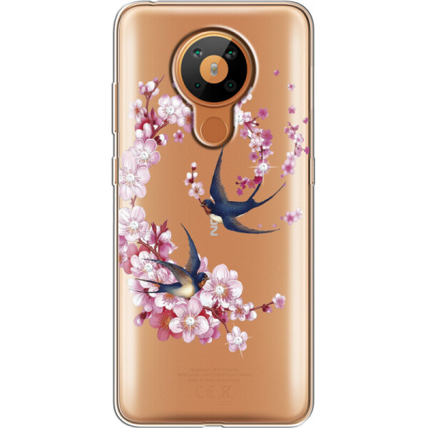 

Силиконовый чехол BoxFace Nokia 5.3 Swallows and Bloom (40001-rs4)