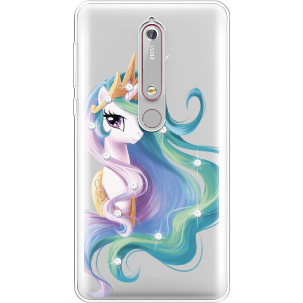 

Силиконовый чехол BoxFace Nokia 6 (2018) Unicorn Queen (33499-rs3)