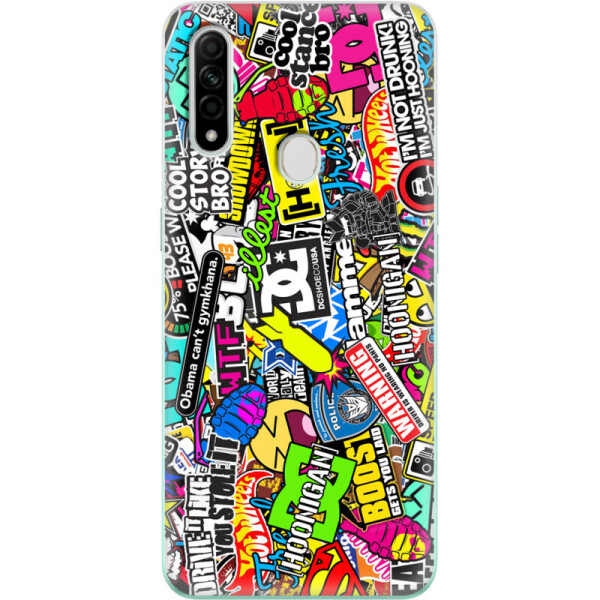 

Силиконовый чехол BoxFace OPPO A31 Multicolored Inscriptions (39938-up880)