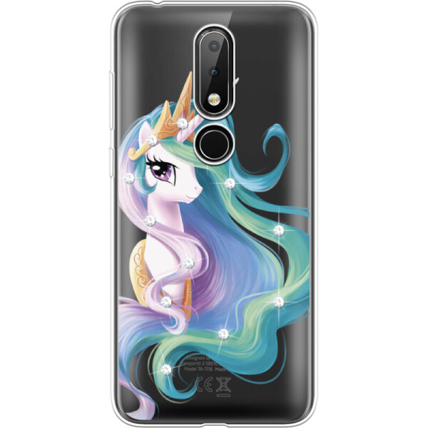 

Силиконовый чехол BoxFace Nokia 6.1 Plus Unicorn Queen (36788-rs3)