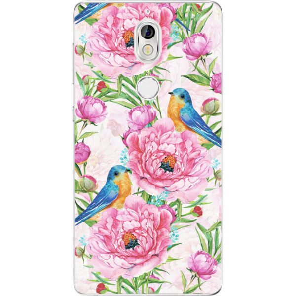 

Силиконовый чехол BoxFace Nokia 7 Birds and flowers (33234-up2376)