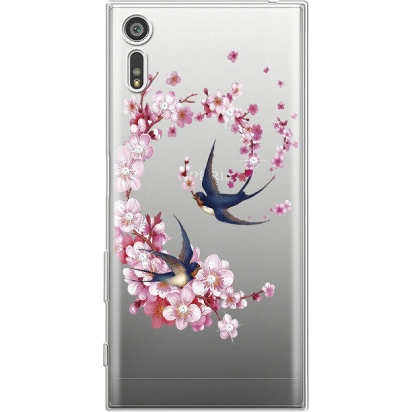 

Силиконовый чехол BoxFace Sony Xperia XZ F8332 Swallows and Bloom (27935-rs4)