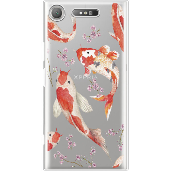 

Силиконовый чехол BoxFace Sony Xperia XZ1 G8342 Japanese Koi Fish (35672-cc3)