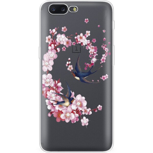 

Силиконовый чехол BoxFace OnePlus 5 Swallows and Bloom (33857-rs4)