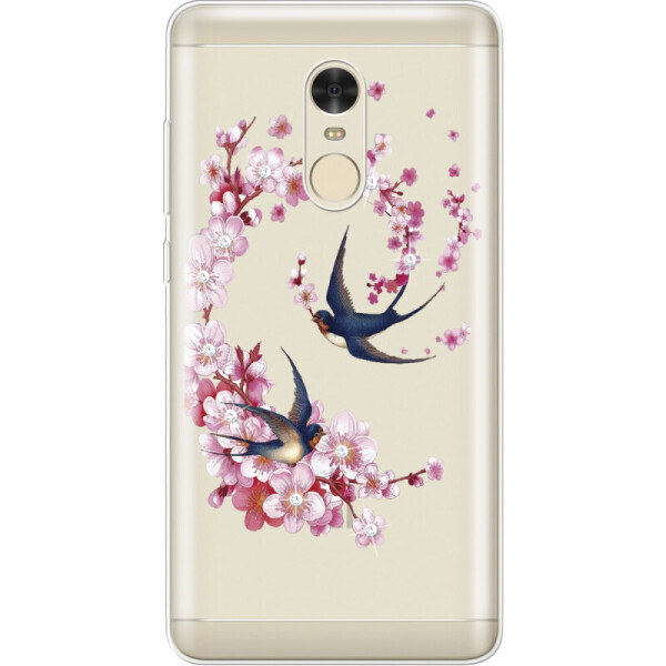 

Силиконовый чехол BoxFace Xiaomi Redmi Note 4x Swallows and Bloom (29368-rs4)