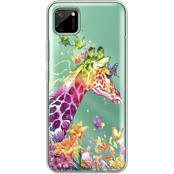 

Силиконовый чехол BoxFace Realme C11 Colorful Giraffe (40974-cc14)
