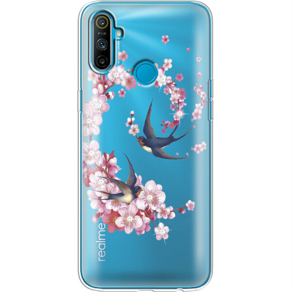 

Силиконовый чехол BoxFace Realme C3 Swallows and Bloom (40464-rs4)