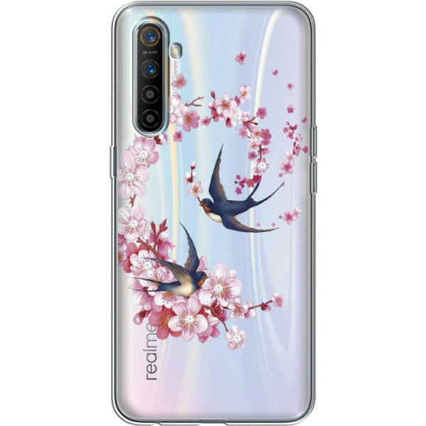 

Силиконовый чехол BoxFace Realme XT Swallows and Bloom (39535-rs4)