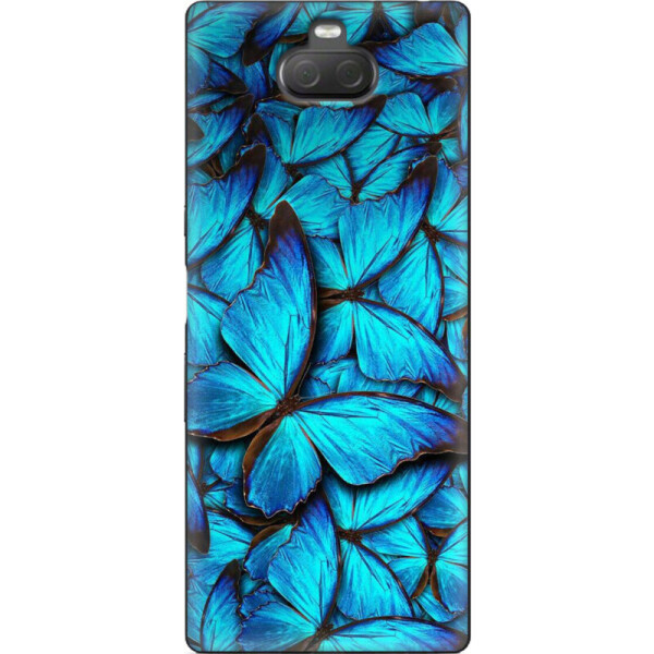 

Силиконовый чехол BoxFace Sony Xperia 10 Plus I4213 лазурные бабочки (36404-up1550)