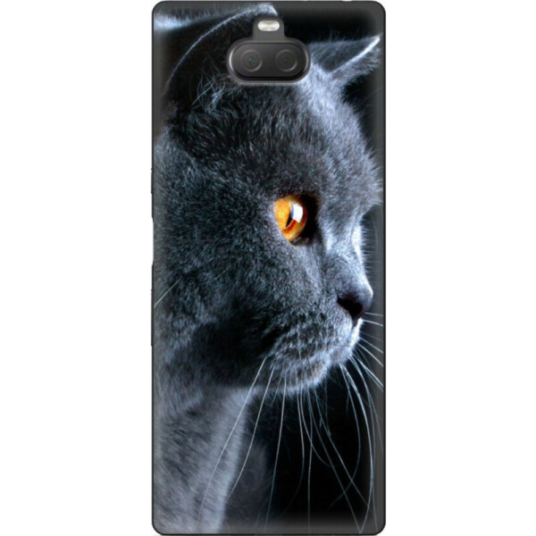 

Силиконовый чехол BoxFace Sony Xperia 10 Plus I4213 English cat (36404-up1346)