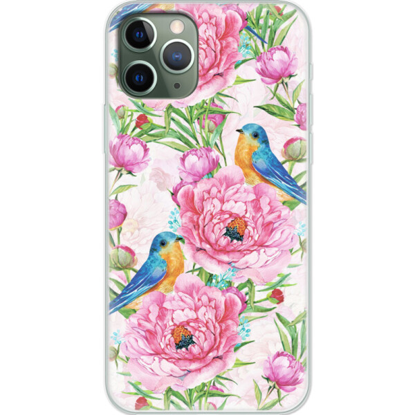 

Силиконовый чехол BoxFace Apple iPhone 11 Pro Birds and flowers (38189-up2376)