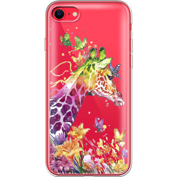 

Силиконовый чехол BoxFace Apple iPhone SE (2020) Colorful Giraffe (39592-cc14)