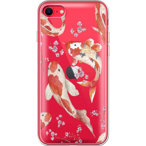 

Силиконовый чехол BoxFace Apple iPhone SE (2020) Japanese Koi Fish (39592-cc3)