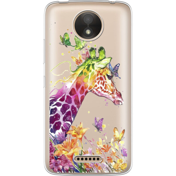 

Силиконовый чехол BoxFace Motorola Moto C XT1750 Colorful Giraffe (31913-cc14)
