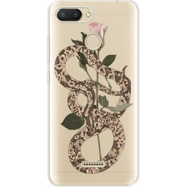 

Силиконовый чехол BoxFace Xiaomi Redmi 6 Glamor Snake (34858-cc67)
