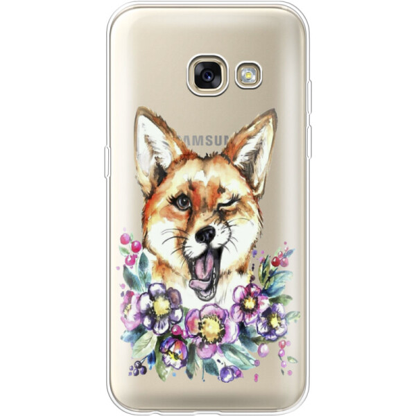 

Силиконовый чехол BoxFace Samsung A320 Galaxy A3 2017 Winking Fox (27928-cc13)