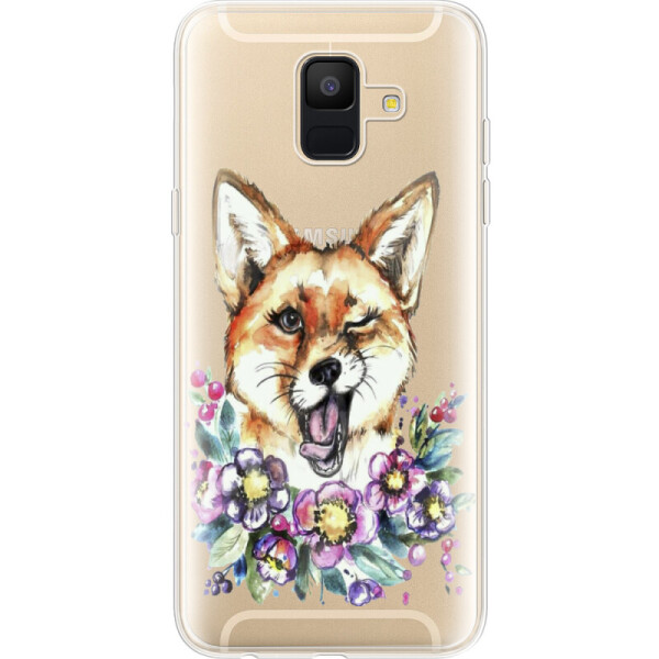 

Силиконовый чехол BoxFace Samsung A600 Galaxy A6 2018 Winking Fox (33376-cc13)