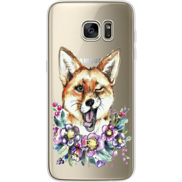 

Силиконовый чехол BoxFace Samsung G935 Galaxy S7 Edge Winking Fox (24998-cc13)