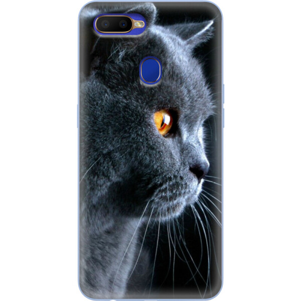 

Силиконовый чехол BoxFace OPPO A5s English cat (38514-up1346)