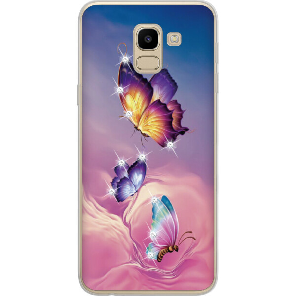 

Силиконовый чехол BoxFace Samsung J600 Galaxy J6 2018 Butterflies (33861-rs19)