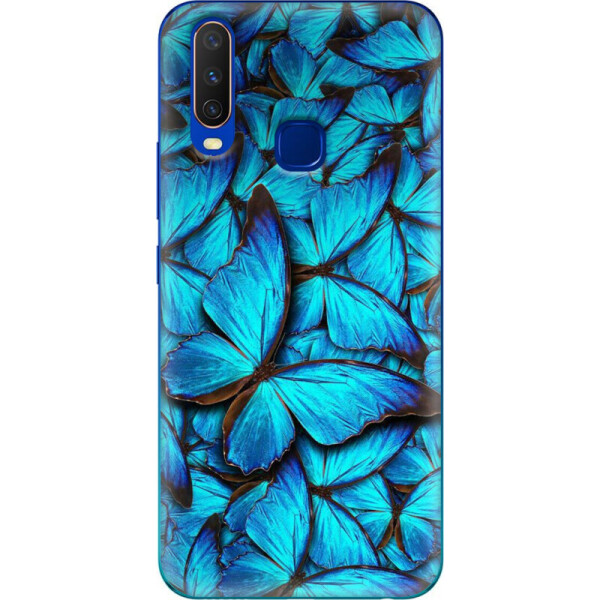 

Силиконовый чехол BoxFace Vivo Y15 лазурные бабочки (37601-up1550)