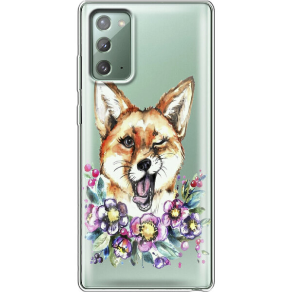 

Силиконовый чехол BoxFace Samsung N980 Galaxy Note 20 Winking Fox (40568-cc13)