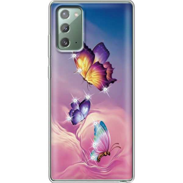 

Силиконовый чехол BoxFace Samsung N980 Galaxy Note 20 Butterflies (40568-rs19)
