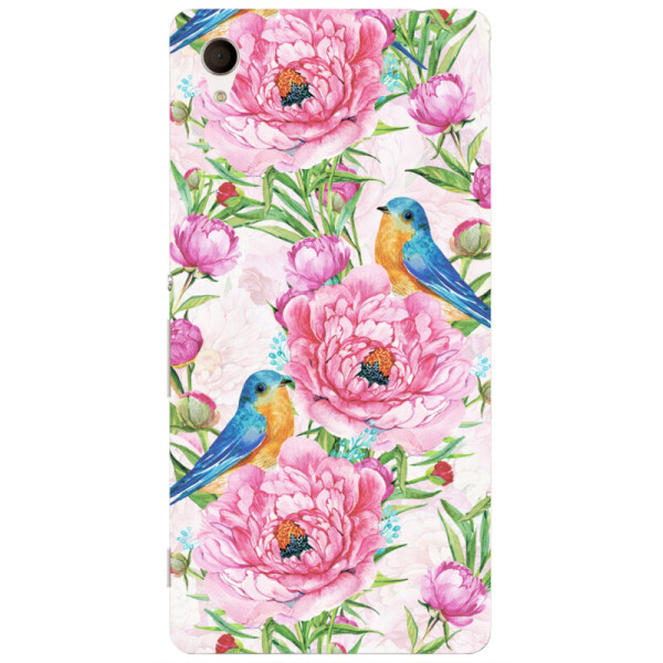 

Силиконовый чехол BoxFace Sony Xperia M4 Aqua Birds and flowers (24534-up2376)